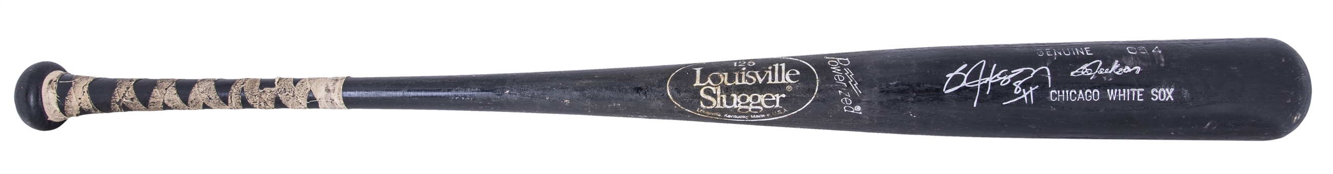 1991-1993 Bo Jackson Game Used & Signed Louisville Slugger O64 Model Bat (PSA/DNA GU 9.5 & JSA)
